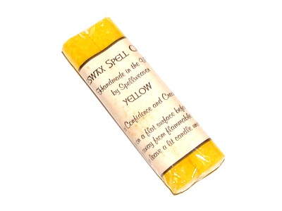 Beeswax Spell Candles Pack of 2 - Yellow